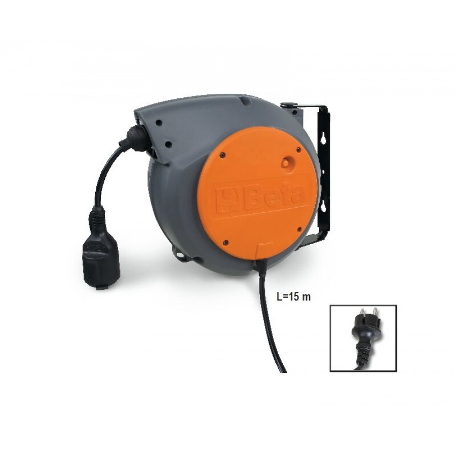 Triverti - ​Automatik-Kabelaufroller, Kabel 3Gx1,5 mm², mit SCHUKO-Stecker  von Beta online kaufen