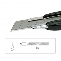 Ersatzklingen 10 Stück, je 85 x 9 x 0,4 mm