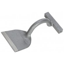 Schaleisen 140 mm, geschmiedet, mit langem Blatt, Prisma 25 mm mit Bohrung: 5 mm, 15 mm tief