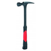 Ganzstahl-Framing-Hammer mit 2-Komponenten-Griff rot/schwarz