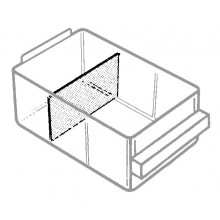 Trennwand für Schublade 150-02, transparent