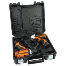 Set mit ultrakompakten 12V-Bohrschrauber + Impuls-Schlagschrauber 1/4" HEX (12V)