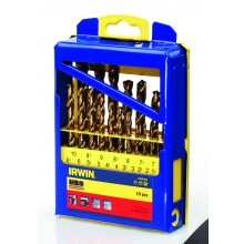 HSS Titanium Bohrer 19-tlg. Satz in Metallkasten