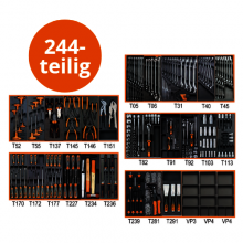 Werkzeugsortiment 244-TLG ersetzt Artikel 5970/AZ15