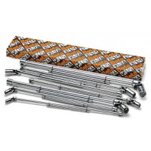 Gelenkkopf-Steckschlüsselsatz, 9teilig, mit T-Griff, für Torx®-Schrauben (Art. 952FTX)