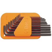 Sechskant-Stiftschlüsselsatz, 12teilig, lange Ausführung