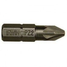 Bits Pozidriv Pz3 - 1/4”/25mm - 1 Pkg. = 2 Stk.