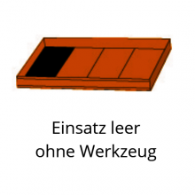 Fester Thermoformateinsatz leer zu T225 / T226