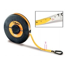 Lange Rollbandmaße, schlagfestes ABS-Gehäuse, Glasfaserband mit PVC-Ummantelung, Präzisionsklasse: III