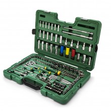 180-tlg. 6-Kant-Steckschlüssel-Set 1/4", 3/8" und 1/2" im praktischen Aufbewahrungskasten